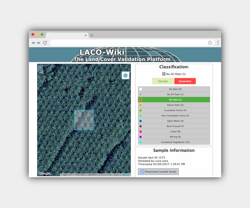 Building a campaign system for the LACO-Wiki land cover validation platform