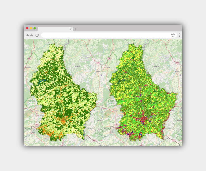 Develop and test a land information and land monitoring system for the Grand Duchy of Luxembourg