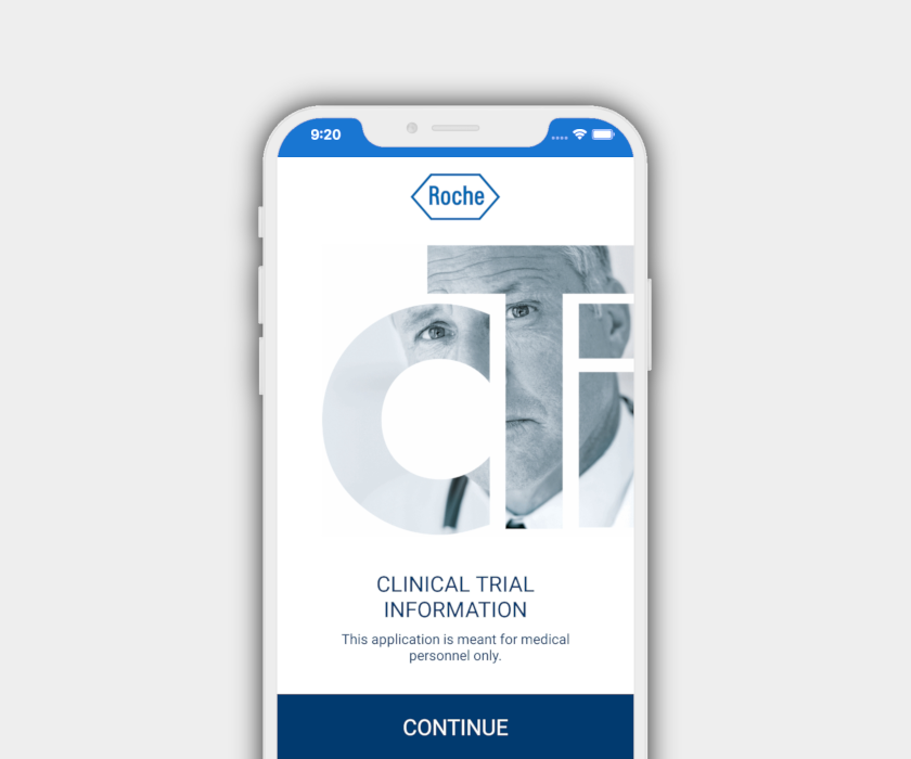 Cross-platform mobile app about ongoing clinical trials and corresponding backend